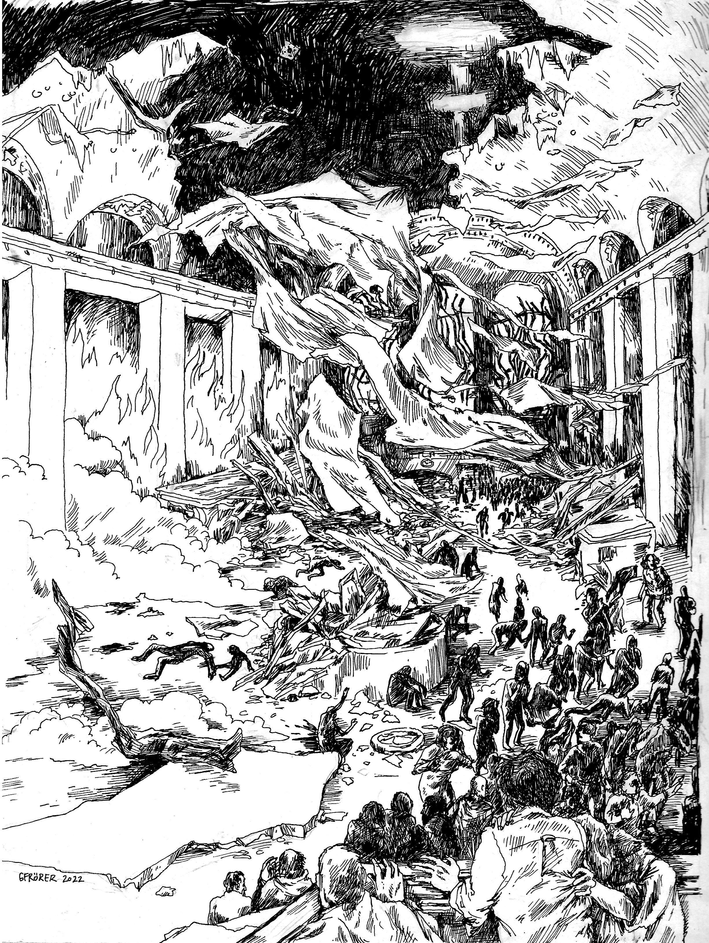 The Skyline Was Beautiful on Fire